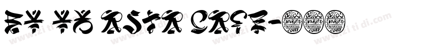 BY YX ASIA CAFE字体转换